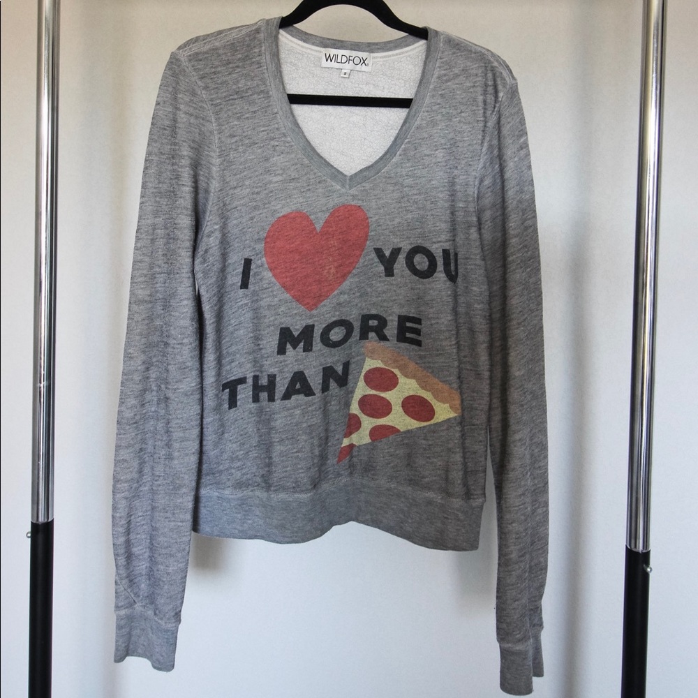 Wildfox V Neck Sweatshirt
